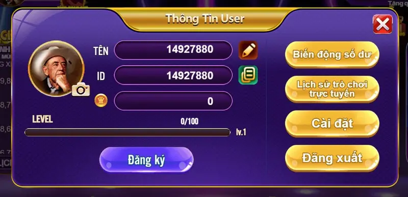 Đăng ký 68 game bài